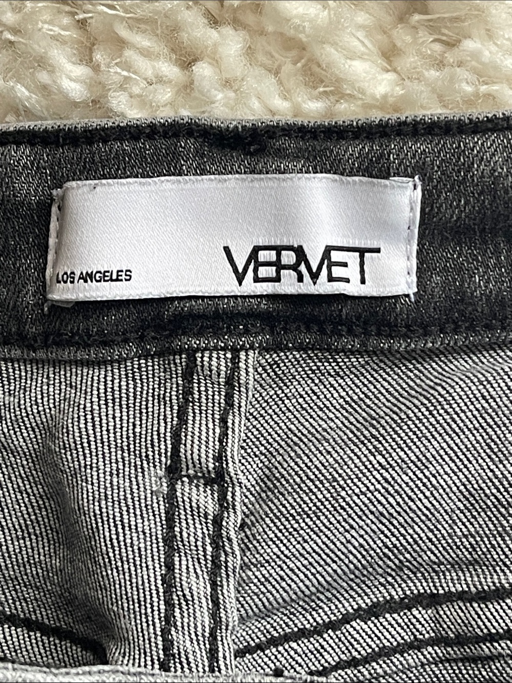 Women’s Vervet Grey Ripped Skinny Jeans Size 30 - Picture 2 of 4